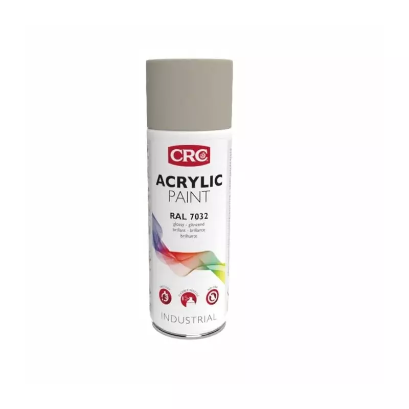 CRC 400 ml RAL 7032 Grey Gloss Spray Paint, 12017 by CRC - Paints & Coatings | Buy Online India - Go Rapid Solutions