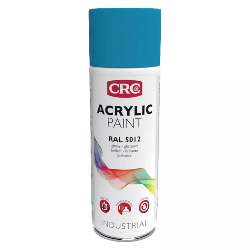 CRC 400 ml RAL 5012 Blue Gloss Spray Paint, 32140 by CRC - Paints & Coatings | Buy Online India - Go Rapid Solutions